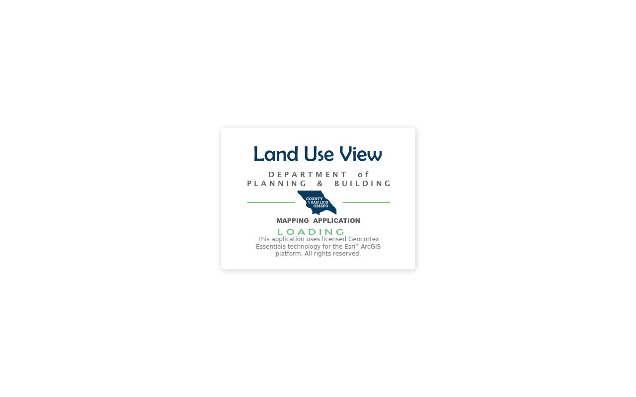 San Luis Obispo public records LandUseView parcel and address map